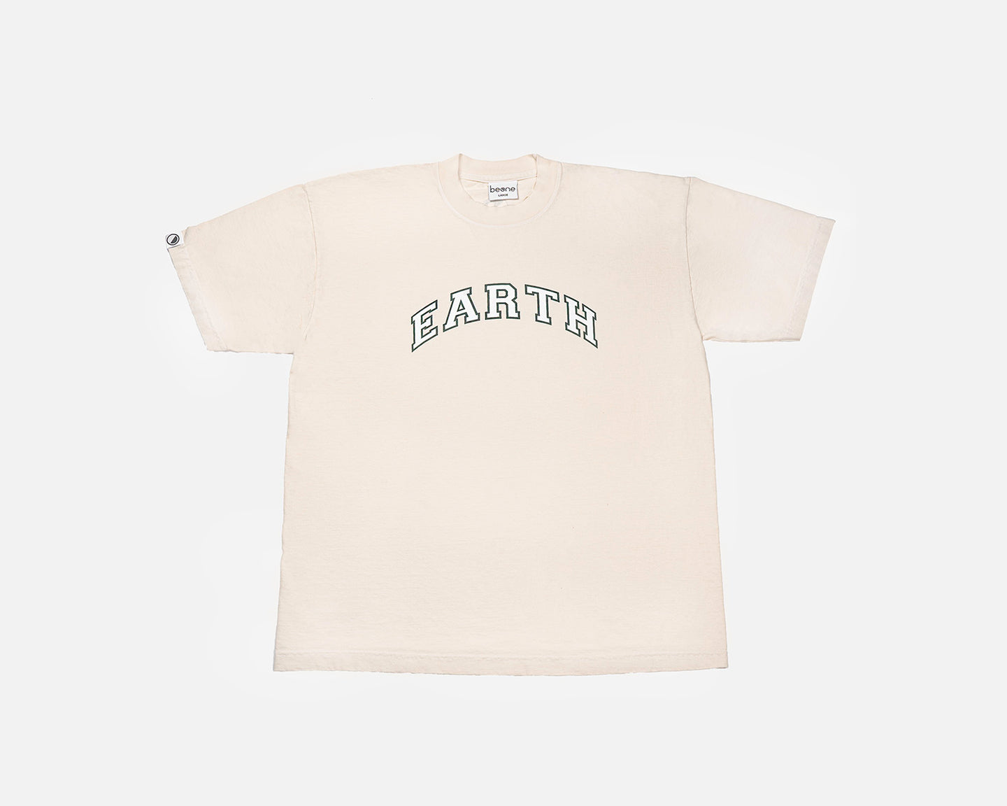 ''EARTH U'' T-Shirt Crème